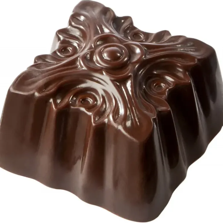 CHOCOLATE WORLD Moule Chocolat Ornement Oriental Carré 30,5mm (x21) Clearance