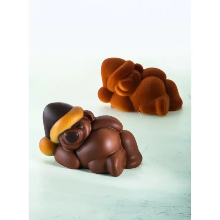 PAVONI Moule Chocolat Ourson Teddy 18,5 x 11 cm x H 10,6 cm (x2) Hot