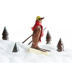 BARRY Moule Chocolat Pingouin Origami 18 cm (x2) Best