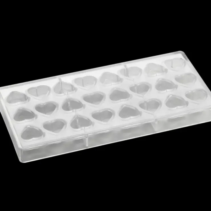 PAVONI Moule Chocolat Polycarbonate Praline Cœur 2,5 x 2,8 x H 1,6 cm (x24) Online