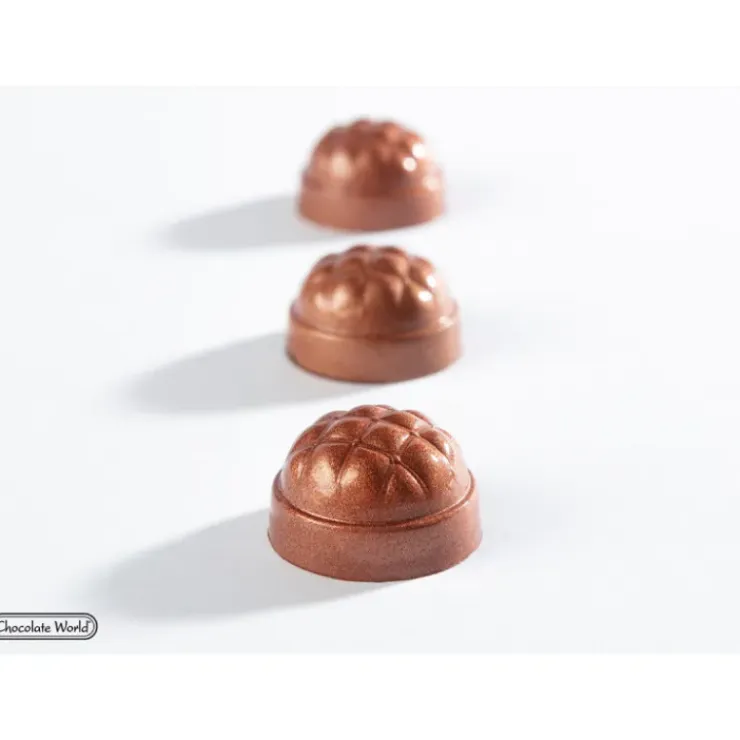 CHOCOLATE WORLD Moule Chocolat Praline Chesterfield 3 cm (x21) Hot