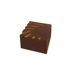 POP CHOCOLAT Moule Chocolat Pralines Carrées Striées 25 mm (x28) Clearance