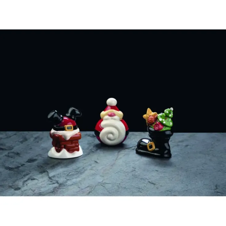 PAVONI Moule Chocolat Père Noël Cheminée Ø 12,5 cm x H 17 cm (x2) Best