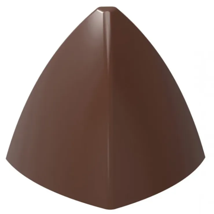 CHOCOLATE WORLD Moule Chocolat Pyramide Arrondie 31 mm (x21) New