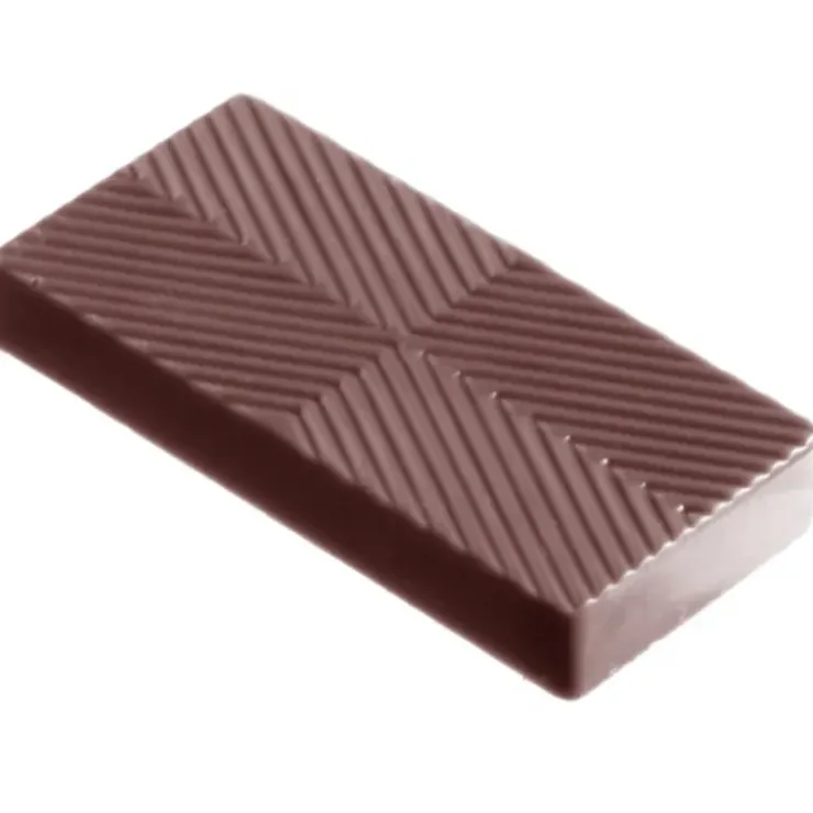 CHOCOLATE WORLD Moule Chocolat Rectangle Rayé (x24) Discount