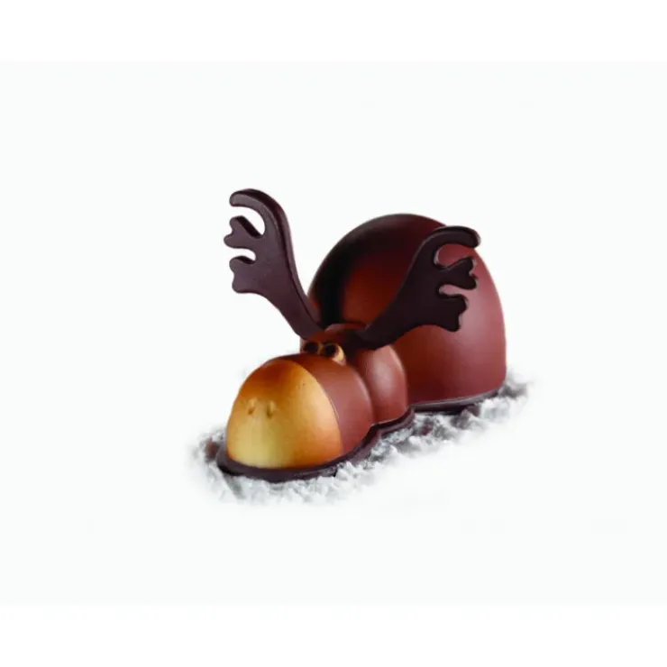 PAVONI Moule Chocolat Renne Rudolph 19,5 x 10 cm x H 10 cm (x2) Best