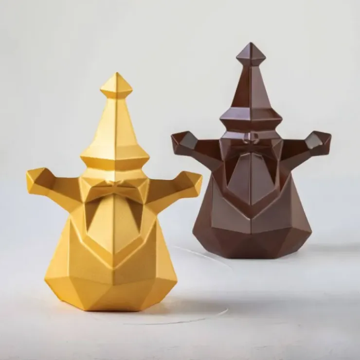 PAVONI Moule Chocolat Santa Hug 15,2 x 11,5 x H 20 cm (x2) New