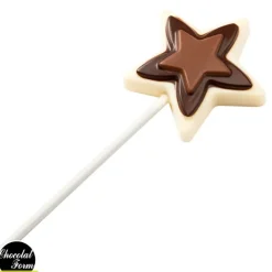 CHOCOLATE WORLD Moule Chocolat Sucette Étoile (x4) Hot