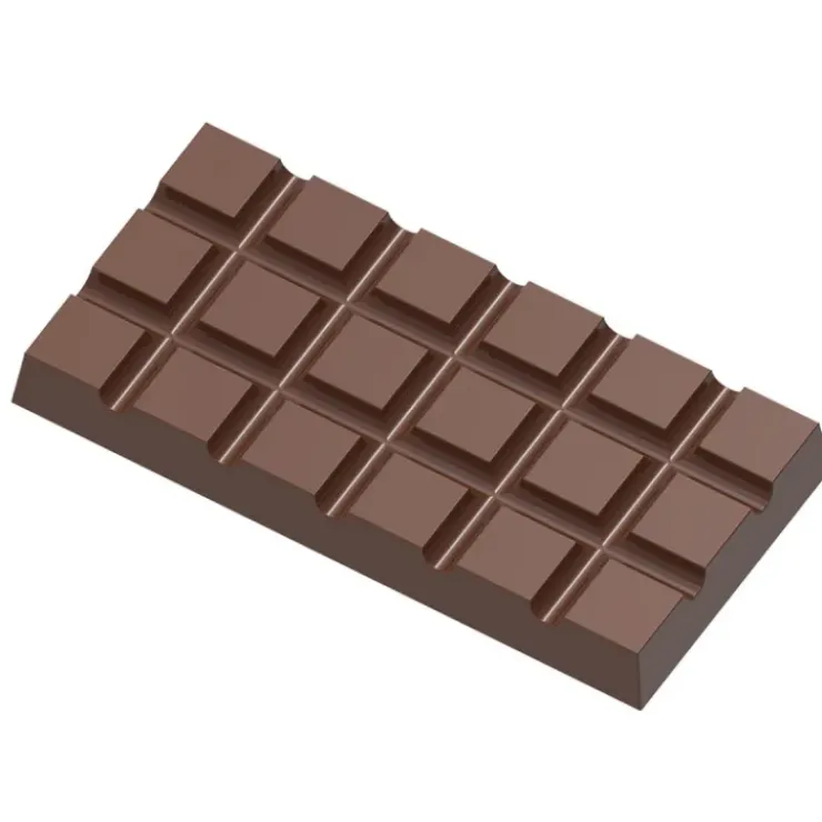 CHOCOLATE WORLD Moule Chocolat Tablette 3 Barres (x4) Outlet