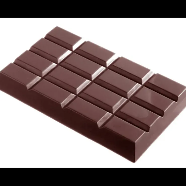 CHOCOLATE WORLD Moule Chocolat Tablette 16 Carrés (x2) Hot