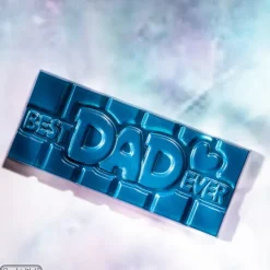 CHOCOLATE WORLD Moule Chocolat Tablette Best Dad Ever (x4) Best