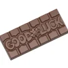 CHOCOLATE WORLD Moule Chocolat Tablette Good Luck (x4) Outlet
