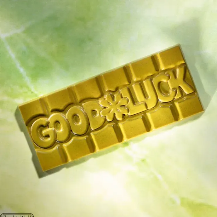 CHOCOLATE WORLD Moule Chocolat Tablette Good Luck (x4) Outlet