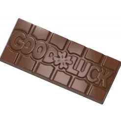 CHOCOLATE WORLD Moule Chocolat Tablette Good Luck (x4) Outlet