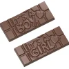 CHOCOLATE WORLD Moule Chocolat Tablette Gender Reveal (x4) Best