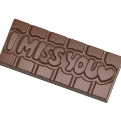 CHOCOLATE WORLD Moule Chocolat Tablette I Miss You (x4) Clearance