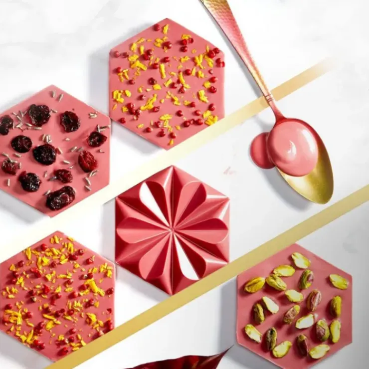 CHOCOLATE WORLD Moule Chocolat Tablette Ruby 103,5 mm (x2) Discount