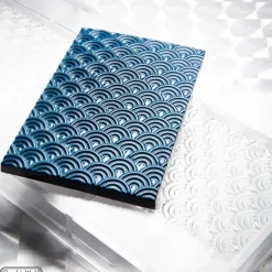 CHOCOLATE WORLD Moule Chocolat Tablette Vagues (x2) New