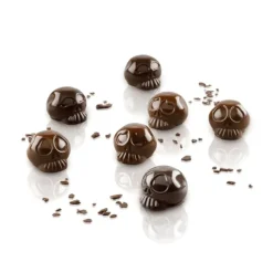SILIKOMART Moule Chocolat Tête de Mort Halloween 12 Empreintes Best