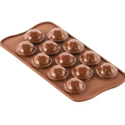 SILIKOMART Moule Chocolat Tête de Mort Halloween 12 Empreintes Best