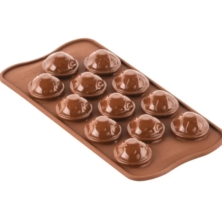 SILIKOMART Moule Chocolat Tête de Mort Halloween 12 Empreintes Best