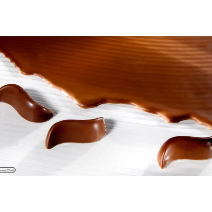 CHOCOLATE WORLD Moule Chocolat Vague 5 x 2,5 cm (x21) Online