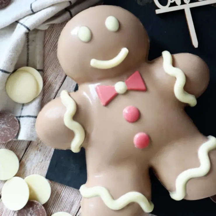 SCRAPCOOKING Moule 3D Chocolat Bonhomme Pain d'Epices Hot