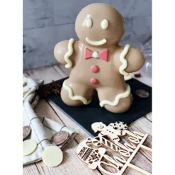 SCRAPCOOKING Moule 3D Chocolat Bonhomme Pain d'Epices Hot