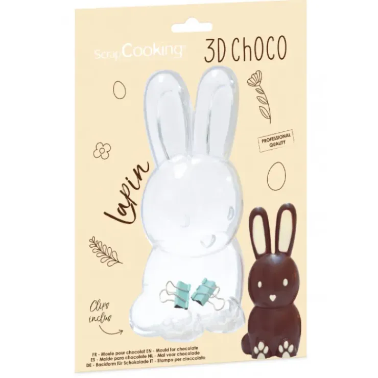 SCRAPCOOKING Moule 3D Chocolat Lapin Discount