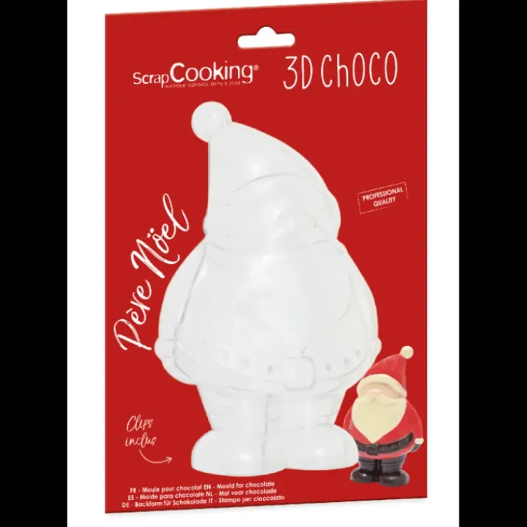 SCRAPCOOKING Moule 3D Chocolat Père Noël New