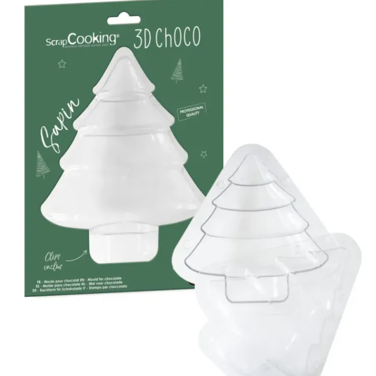 SCRAPCOOKING Moule 3D Chocolat Sapin Clearance