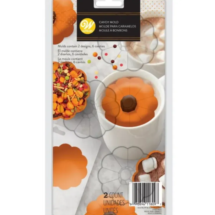 WILTON Moule 3D Citrouille pour Bomb Chocolat Chaud