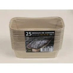 CUISINEADDICT Moule de cuisson papier cake 176 mm - 550 ml Bio Food Pack Outlet