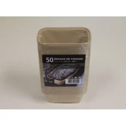 CUISINEADDICT Moule de cuisson papier cake 80 mm - 167 ml Bio Food Pack Outlet