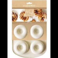 SCRAPCOOKING Moule Donuts Antiadhésif 31,1 x 20,5 cm x H 2,1 cm Clearance