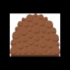 CUISINEADDICT Moule Embout de Bûche 9010 Bulle 8,8 x 7,5 cm (x6) Discount
