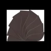 CUISINEADDICT Moule Embout de Bûche 9015 Eventail Droit 9 x 7,5 cm (x6)