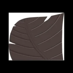 CUISINEADDICT Moule Embout de Bûche 9012 Feuille 9,3 x 8 cm (x6)