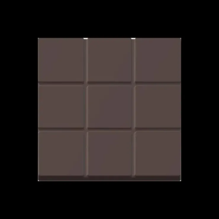 CUISINEADDICT Moule Embout de Bûche Carré 9009 Carreaux 8 cm (x6) Best