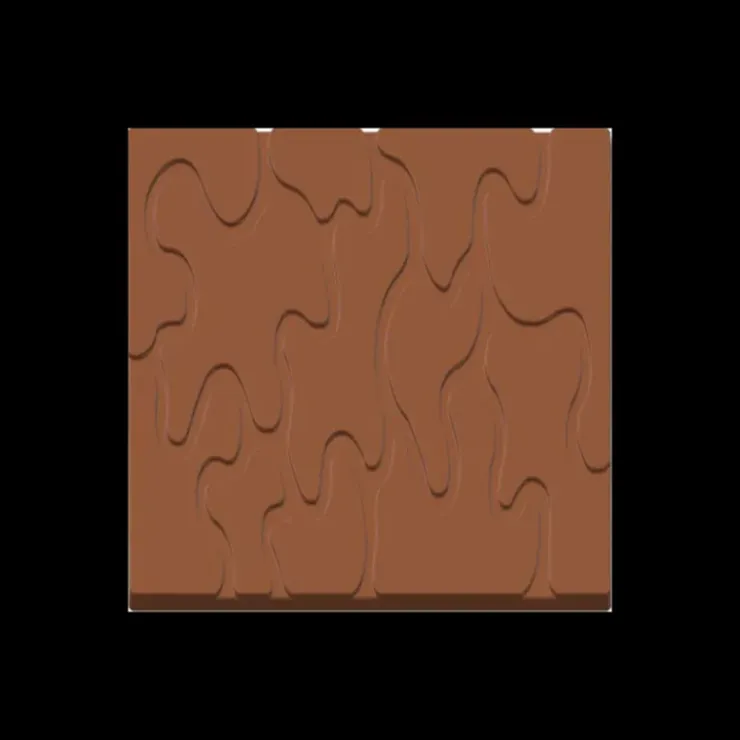 CUISINEADDICT Moule Embout de Bûche Carré 9003 Fondu 8 cm (x6) Hot