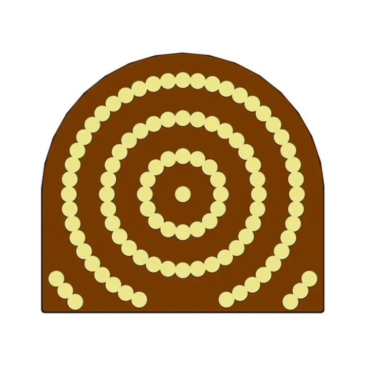 MALLARD FERRIERE Moule Embout de bûche Perles 78 x 85 mm Mallard Ferrière Online