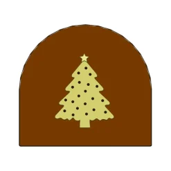 MALLARD FERRIERE Moule Embout de bûche Sapin de Noël 78 x 85 mm Mallard Ferrière Discount