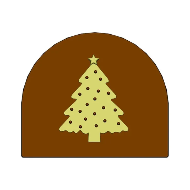 MALLARD FERRIERE Moule Embout de bûche Sapin de Noël 80 x 68 mm Mallard Ferrière Sale