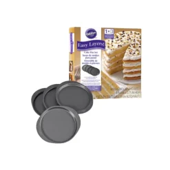 WILTON Moule gâteau à étages Rainbow Cake (x4) New