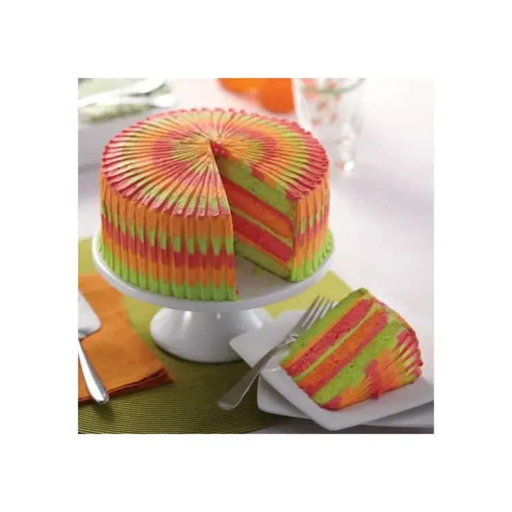 WILTON Moule gâteau à étages Rainbow Cake (x4) New