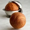 PAVONI Moule Inox Croissant Géométrique Sphère Ø 7,5 cm Hot
