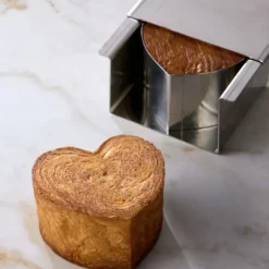 PAVONI Moule Inox Croissant Géométrique Cœur 8 x 7 cm x H 5 cm Discount