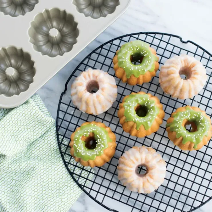 NORDIC WARE Moule Mini Bundt Anniversaire (x6) Gold Best