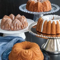 NORDIC WARE Moule Mini Bundt Assortis (x4) Gold Best