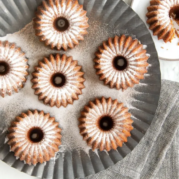 NORDIC WARE Moule Mini Bundt Brilliance (x6) Gold Online